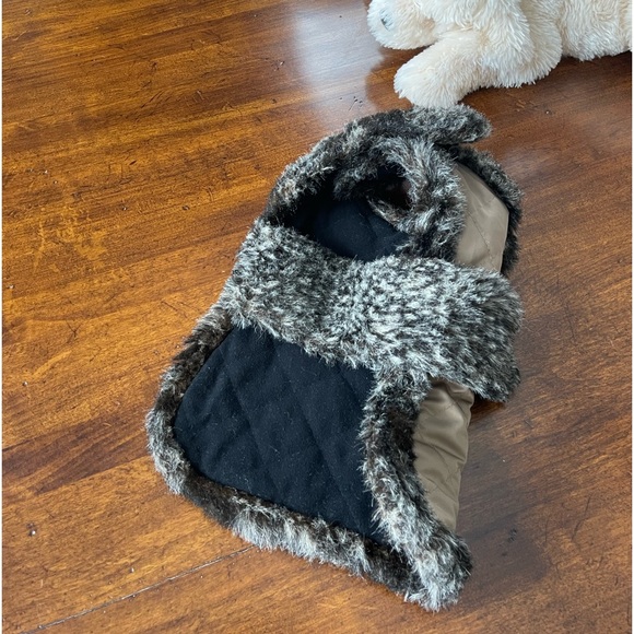 Dog Winter Jacket with Faux Fur - Picture 9 of 16